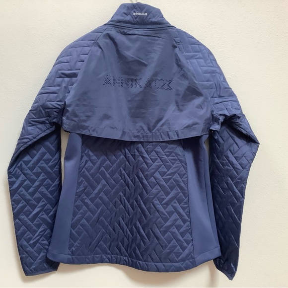 ANNIKA CUTTER & BUCK WEATHERTEC JACKET/ VEST S/P BLUE LIKE NEW - Picture 4 of 6